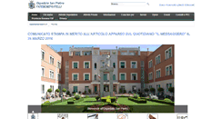 Desktop Screenshot of ospedalesanpietro.it